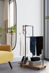 Гардеробная вешалка для одежды Стик Дуб американский