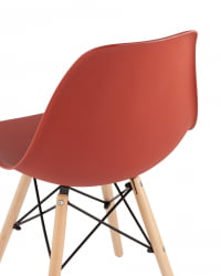 Стул Eames Style DSW терракотовый (разборный каркас)