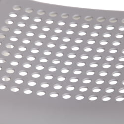 Металлический стул ADDE (mod. C-049) металл/пластик, 39 х 49 х 78 см, Grey (серый) /White (белый)