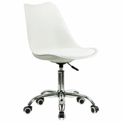 Офисное кресло BRABIX Eames MG-310 CH экокожа Белый