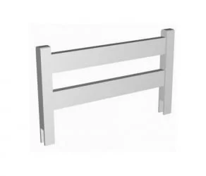 Бортик для деткой кровати RooRoom VK-44с Серый