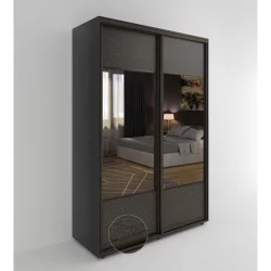 Шкаф-купе 2-х дверный Акцент-Дуэт КЛ 1200х600 Венге