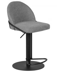 Стул барный ДОБРИН ОЛИВЕР (серая ткань (ФЛЙ1347-17)) 2 шт / DOBRIN OLIVER (FLY1347-17))
