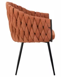 Стул обеденный DOBRIN MATILDA Оранжевая ткань LAR 275-27