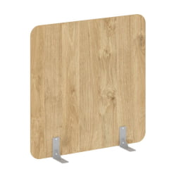 Перегородки на металлических опорах на фетровых подпятниках Р-лине ДП.Ф-120-120 Тиквуд Светлый / R-line DP.F-120-120