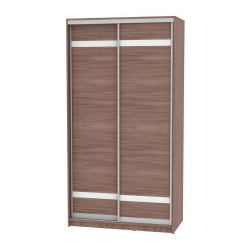 Шкаф-купе коричневый Б-220х120х60-1(ЯШТ-Д9Д9) / B-220х120х60-1(ЯШТ-D9D9)
