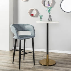 Кресло Hugs Б св.сер/черный