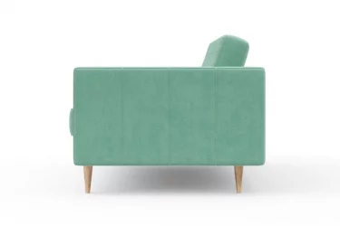 Диван с пластиковыми ножками Торн Светло-бирюзовый