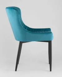 Стул мягкий Ститч велюр (Темно-бирюзовый)