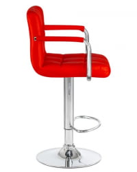 Стул барный DOBRIN KRUGER ARM (красный) 2 шт