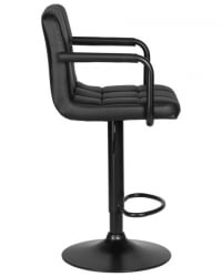 Стул барный ДОБРИН КРУГЕР АРМ БЛАCК (черный) 2 шт / DOBRIN KRUGER ARM BLACK