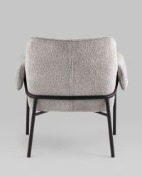 Кресло лаунж Бесс альпака Серый