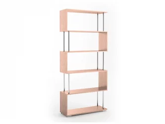 Стеллаж Зигзаг 2+Зигзаг 1 дуб млечный