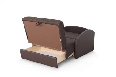 Диван-кровать Оливер Стандарт Мистик куба коричневый Домус шоколад