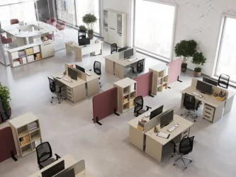 Экран на два стола New Line NLN36382202 Дуб шамони светлый