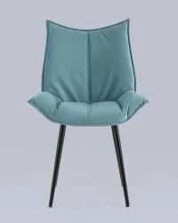 Стул обеденный Осло велюр Пыльно-голубой