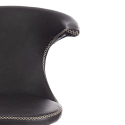 Стул FLAIR (mod. 9020) экокожа/металл, 60 х 56 х 78 см , серый 22/черный