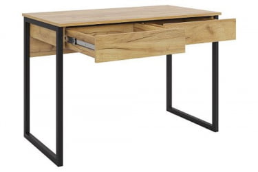 Детский маленький стол SMU-01 дуб крафт золотой/черный муар