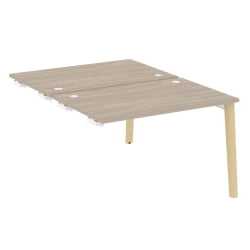 Стол-приставка двойной к опорным элементам ОНИКС ВООД ОВ.Д.СПР-2.8 Дуб Аттик/Светлый / ONIX WOOD OW.D.SPR-2.8