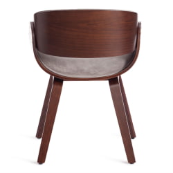 Стул LANDO (mod.8036) дерево / ткань, 59х53х75 см, орех/серый