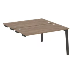 Стол-приставка двойной к опорным элементам ОНИКС ВООД ОВ.Д.СПР-3.7 Дуб Аризона/Темный / ONIX WOOD OW.D.SPR-3.7