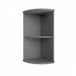 Стеллаж низкий угловой Riva А.УС-3 Серый