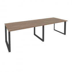 Стол переговорный (2 столешницы) ONIX O.MO-PRG-2.3 Дуб Аризона/Антрацит