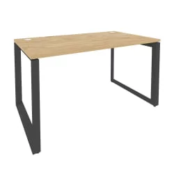 Стол рабочий на О-образном м/к ОНИКС О.МО-СП-3.8 Тиквуд Светлый/Антрацит / ONIX O.MO-SP-3.8