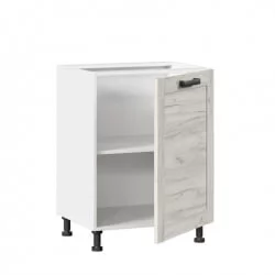 Тумба кухонная 600 Винченца ЛД 234.050.000.004 Белый Дуб Крафт белый