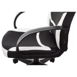 Кресло компьютерное BRABIX Alpha GM-018 Черное/белое