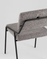 Стул Теллинг шенилл серый