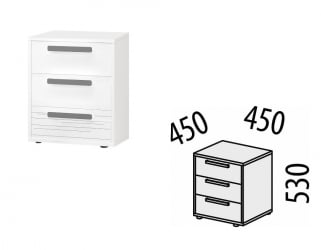 Тумба прикроватная Аляска 501.17