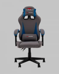 Кресло спортивное TopChairs Phantom серо-голубой