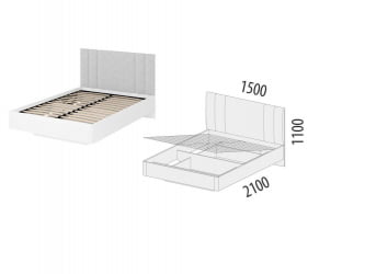 Кровать с подъёмным механизмом Николь 901.31