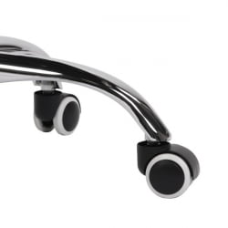 Кресло CРОМЕКС (КРОМЕКС) Дебут CХ-697 ХРОМ сетка/ткань ТВ черное / CROMEX Debut CH-697 TW