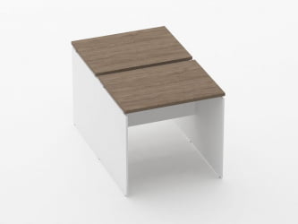 Рабочий модуль Deka ЛДСП каркас 75.125.08 Дуб Верцаска/Белый