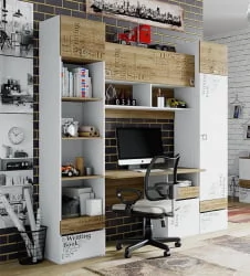 Стол для школьника Оксфорд ТД-139.15.02 Ривьера Белый с рисунком