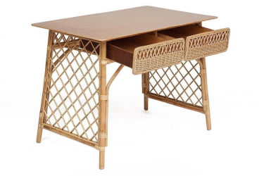 Стол письменный Secret de Maison, Maison Objet натуральный ротанг, 102х62х76см, натуральный (natural)