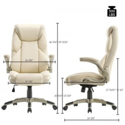 Эргономичное компьютерное кресло Еурека ОC11-ОВ, белое / Eureka OC11-OW,