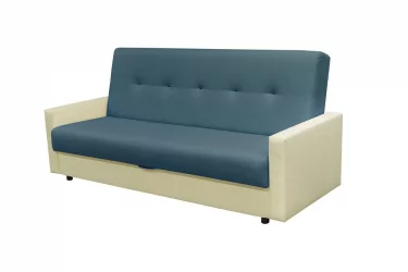 Диван с металлическими ножками Mango Classic (3 категория) Балтик Азуре Милк