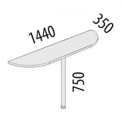 Приставка Альфа 64.30 Дуб Кронберг