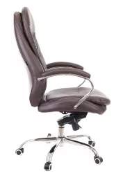 Кресло для руководителя Everprof Valencia M Экокожа Коричневый
