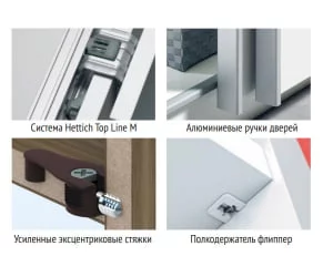 Шкаф-купе трехдверный Прайм 2100 Белое стекло/ДСП/Белое стекло Белый снег