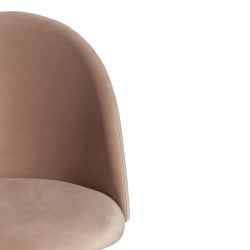 Стул MONRO (mod. 710) ткань/металл, 56х51х80 см, высота до сиденья 47 см, бежевый barkhat 5/черный