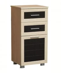 Тумба детская МДФ Уголок школьника Дуб беленый Туя светлая