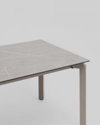 Стол обеденный Varden раскладной 160-220*90 см керамика серый