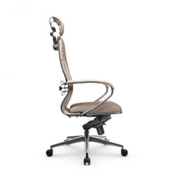 Кресло руководителя Metta L 2c 44C/K116 Infinity Easy Clean (MPES) Комплект 2 Темно-бежевое