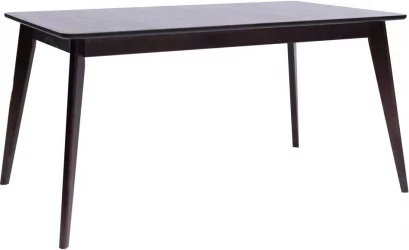 Стол обеденный Пегас 120x75 Эмаль белая Морилка Орех