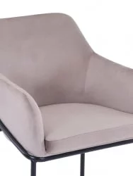 Стул Сандра велюр Шампань