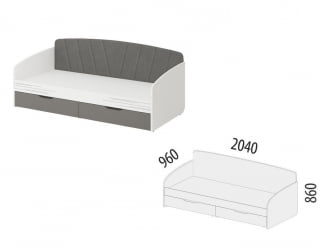 Детская кровать для мальчика Аляска 502.11